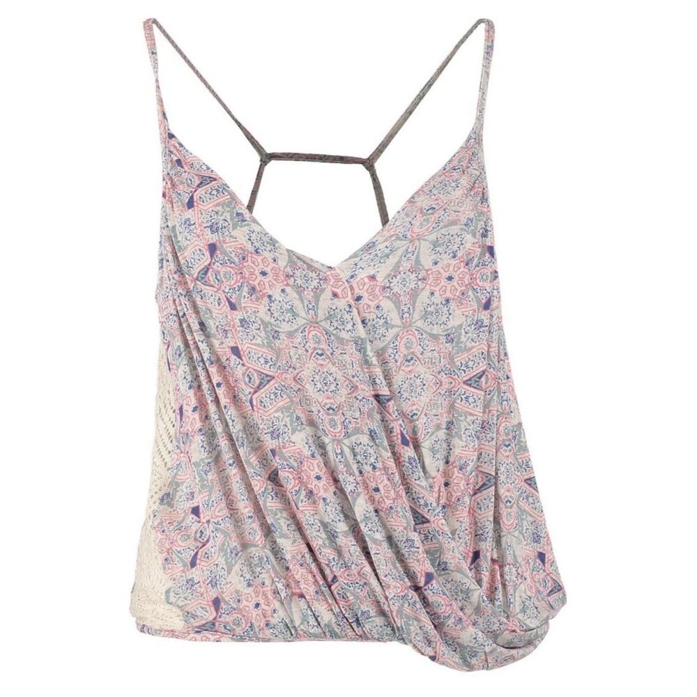 Free People Miles Away' Crocheted Inset Drape Tank  Size: XS Extra Small